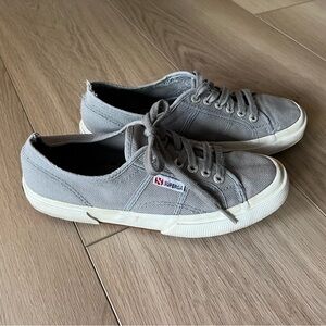 Superga gray shoes. Size 39.5